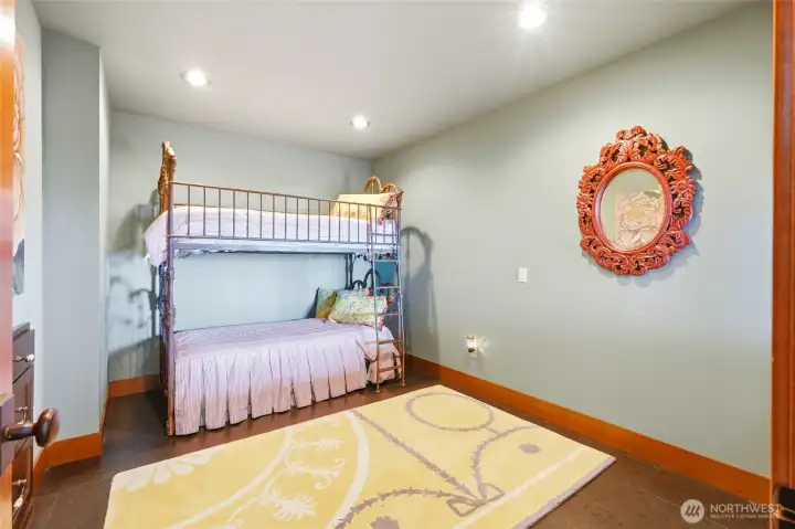 lower level 3rd bonus room with built in drawers