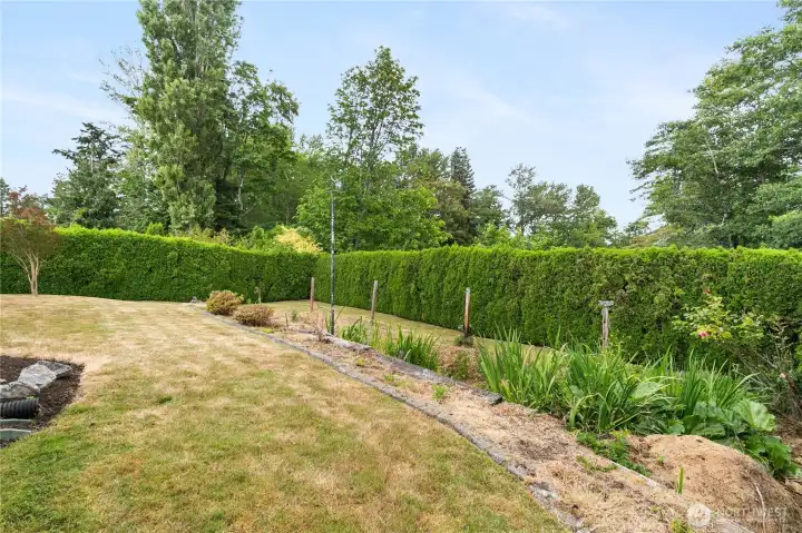 Lots of Garden space!