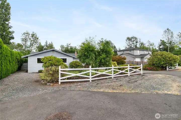 Plenty of room for your RV or guest parking.
