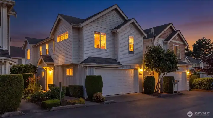 Warm exterior highlights the inviting curb appeal of this exceptional Lea Hill home Warm exterior highlights the inviting curb appeal of this exceptional Lea Hill home