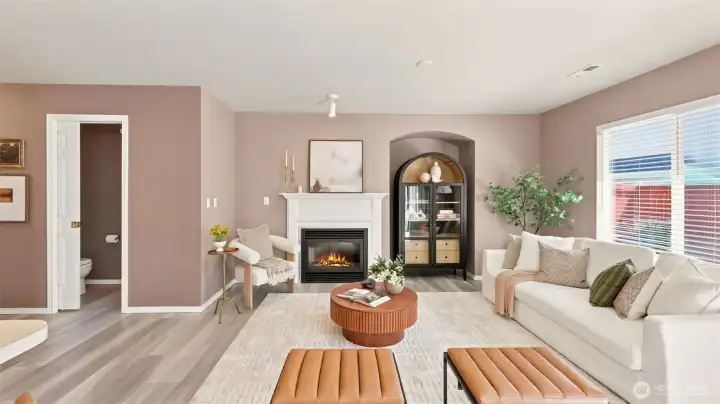 The perfect spot to unwind: a sunlit living space The perfect spot to unwind: a sunlit living space
