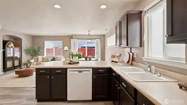 Open-concept living at its finest Open-concept living at its finest