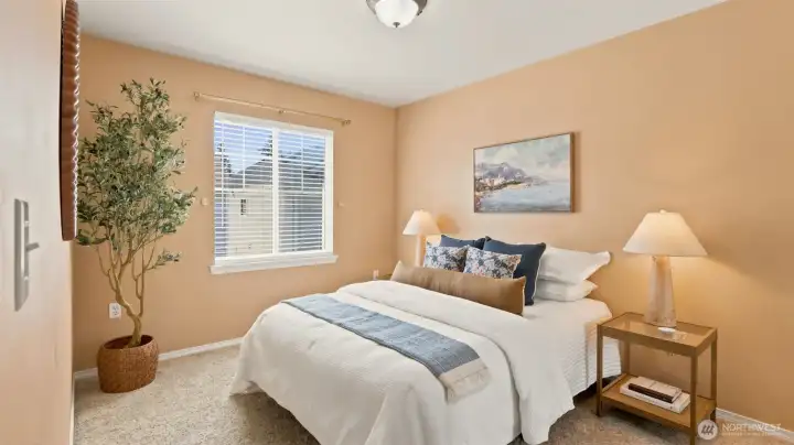 This beautiful second bedroom offers a cozy retreat with ample space, and large window This beautiful second bedroom offers a cozy retreat with ample space, and large window