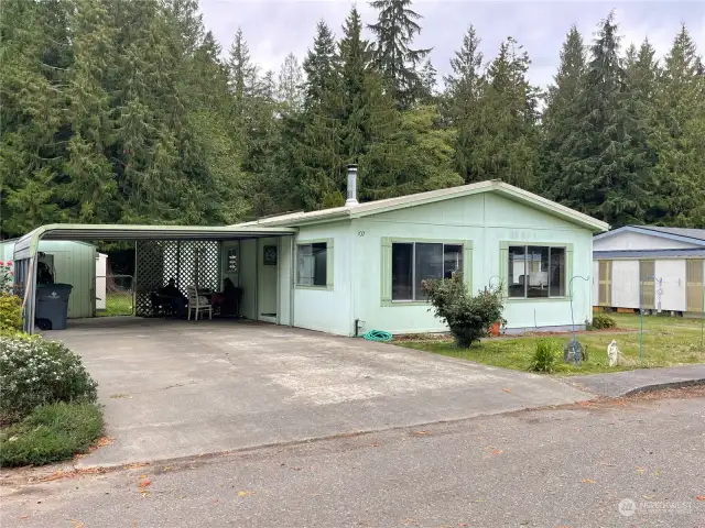 Check out that double car carport!