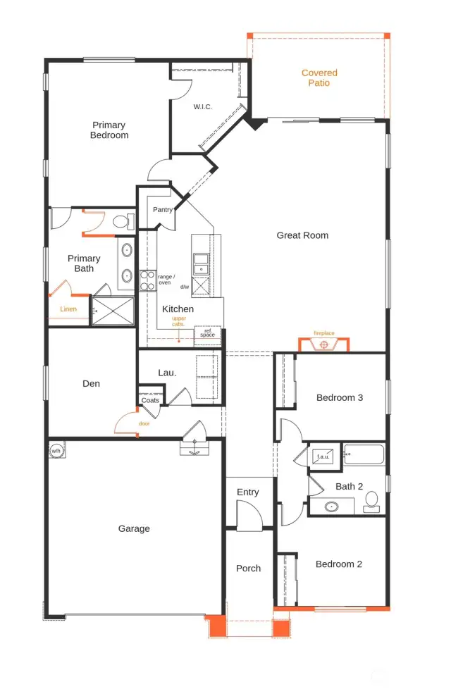 Layout of the 1990C to be built on lot 131.