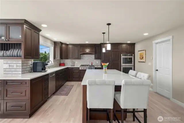 Ample counter space