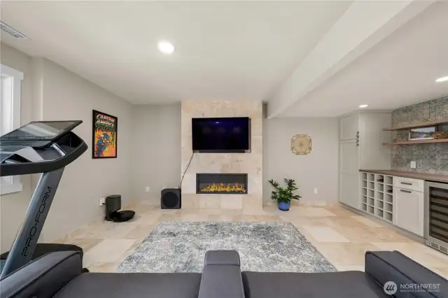 Theater or exercise room