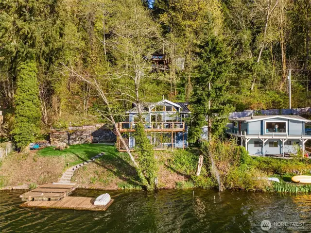 Lake Side Aerial View