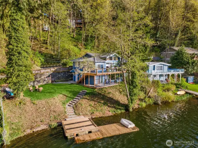 Lake Side Aerial View