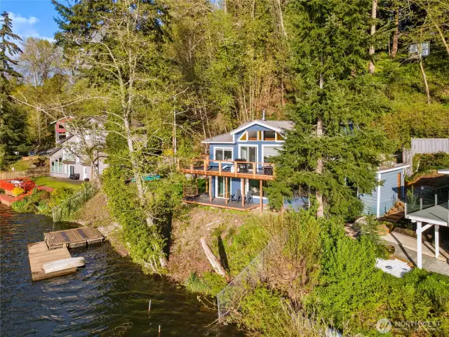 Lake Side Aerial View