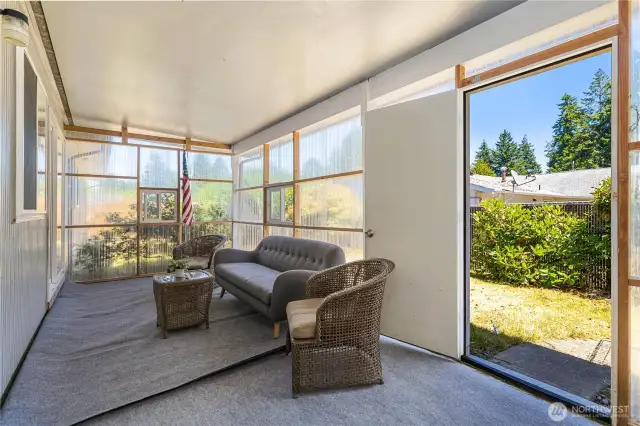 Patio with covered