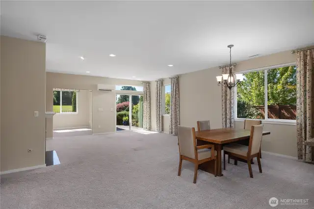 Great Room with an abundance of natural light.