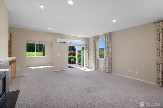 Great Room with an abundance of natural light.