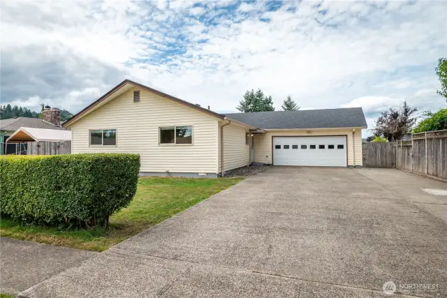 Front of Home and Driveway