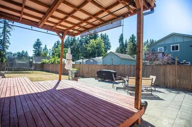 Covered back deck