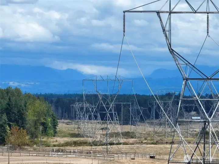 Power Lines on 40 Acre Parcel