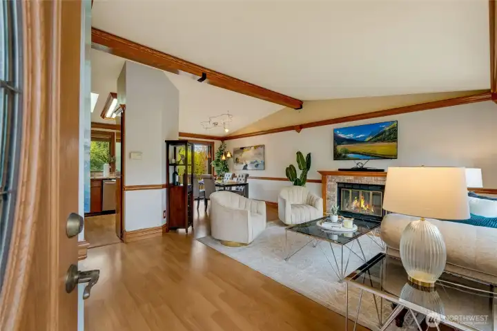 The property offers versatile living spaces and unmatched potential for storage, hobbies, or outdoor enjoyment.