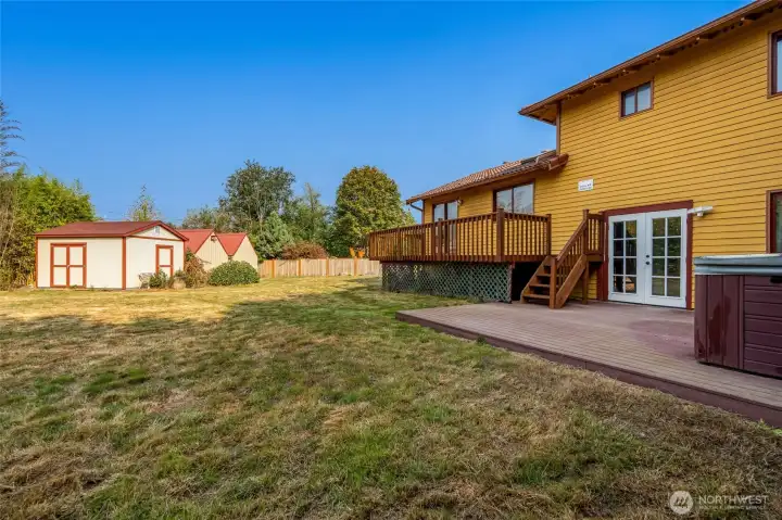 This home offers the perfect blend of privacy and accessibility.