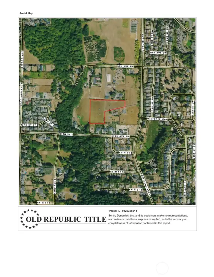 Aerial View of Parcel