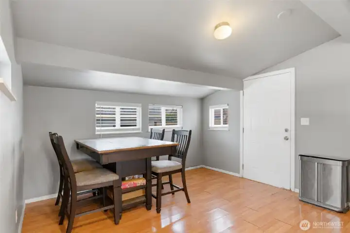Dining area.