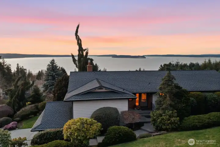 Gorgeous updated view home with MIL space