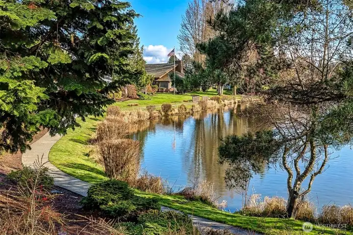 Front view overlooking Reflection Lake