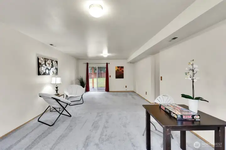 Relax/play games/family gatherings.  The possibilities are unlimited.