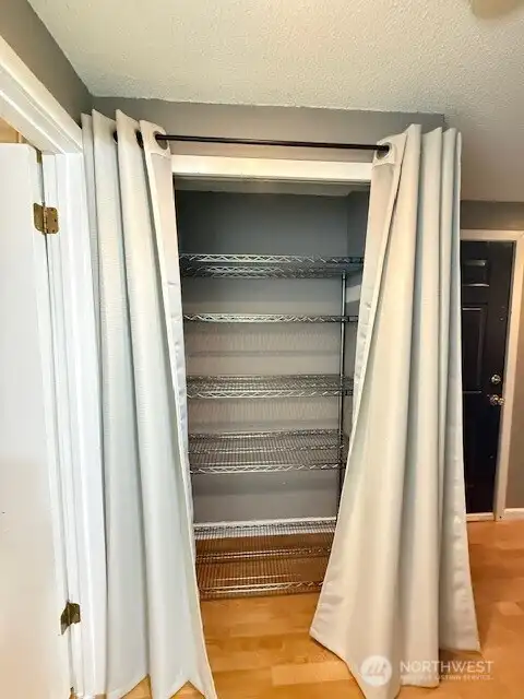 Two hall closets for more storage