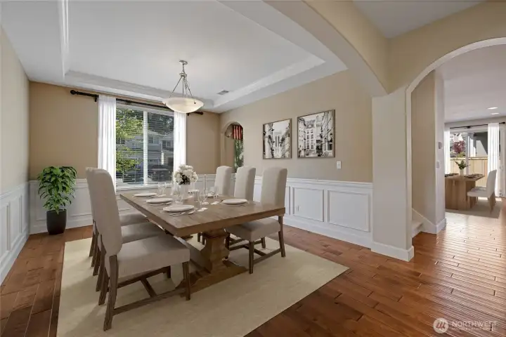 FORMAL DINING ROOM - VIRTUALLY STAGED