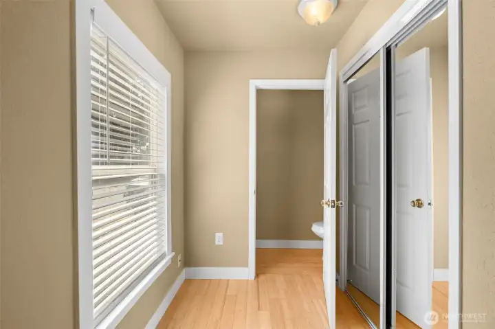 Primary Closet has its own 1/2 Bathroom!