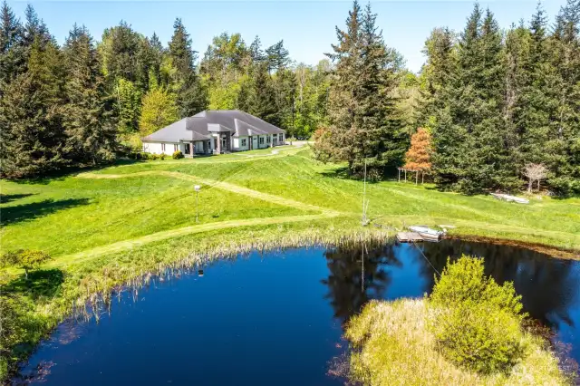 Welcome home to this one of a kind 40 acre Ferndale Estate.