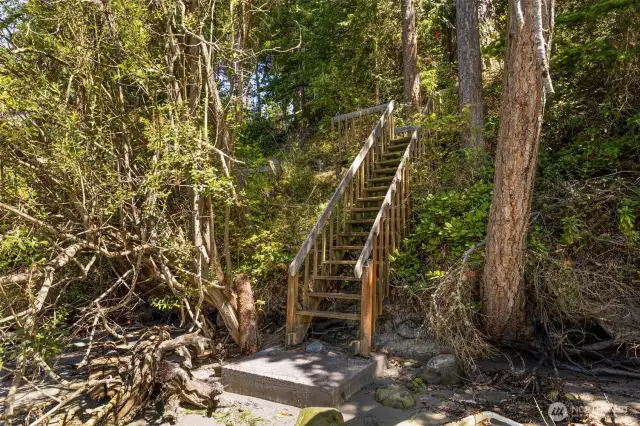Stairs to the beach