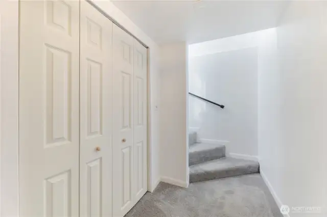Downstairs hallway