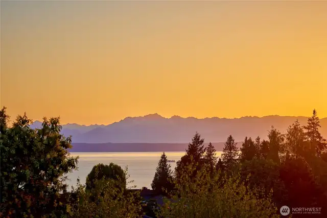 Glorious sunsets.