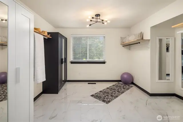 Massive Primary closet. If you need extra bedrooms this can be easily reverted back to a bedroom.