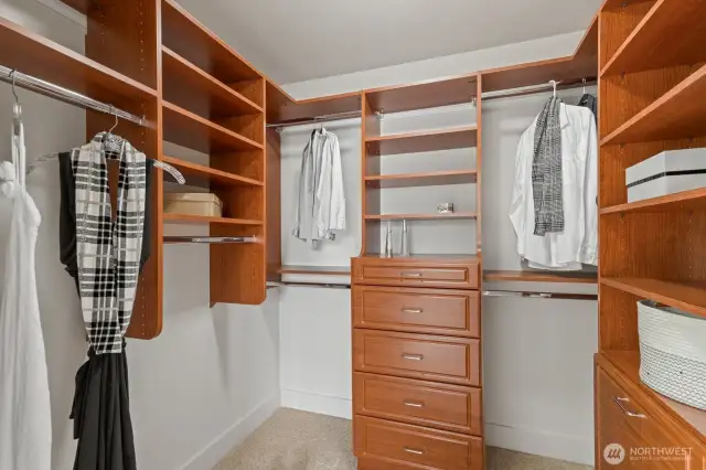 Calling all fashionistas.. This is your closet! Organization will be easy and there's plenty of space for all your things!