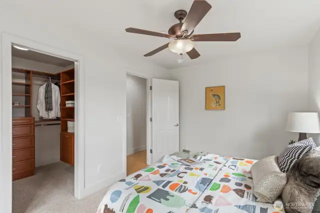 This delightful bedroom is exactly where you'll want to settle in every night.