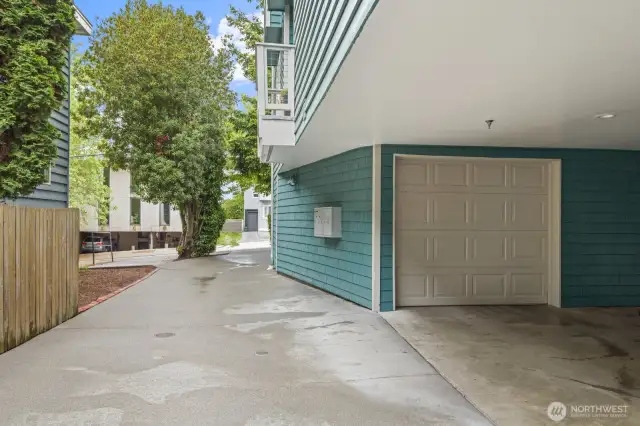 Honey, stop the car! ...and park it in this oversized private, attached garage!