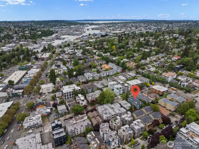A short distance to the cut, the shops, the nightlife, the restaurants, the festivals, Ballard, Queen Anne, and the list goes on..