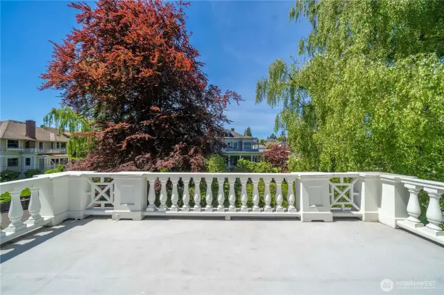 One of the many out balconies.