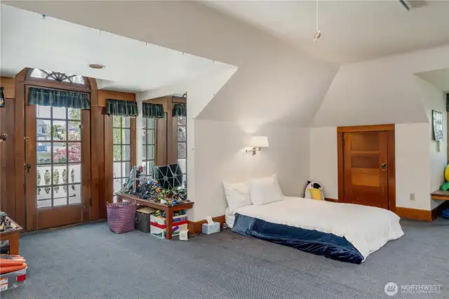 French Doors to 3rd Floor balcony