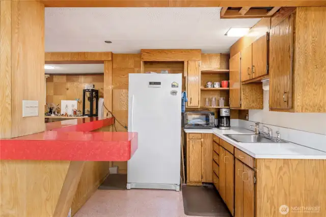 Lower level kitchen