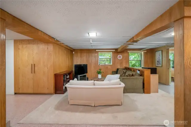 Lower level family area