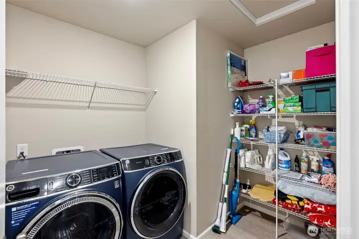 2nd floor utility room with extra storage!