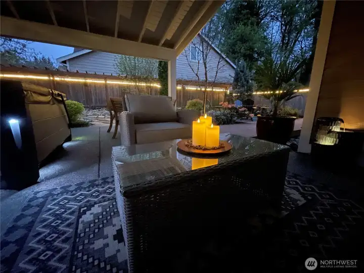 Relaxing evenings on the back porch!