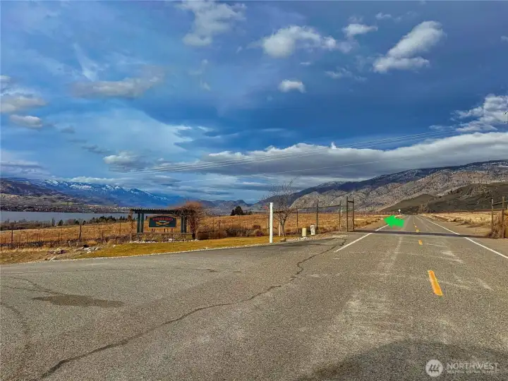 Property is located just after the main entrance to Veranda Beach Resort