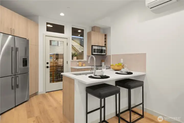 Photos of similar unit to showcase floor plan and quality.