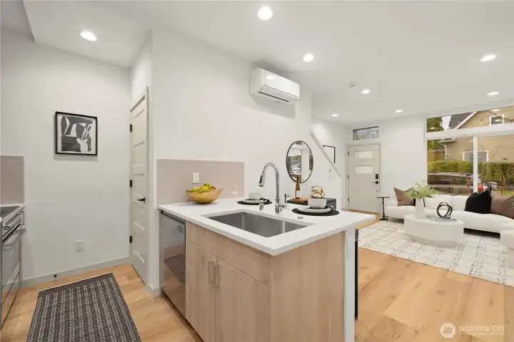 Photos of similar unit to showcase floor plan and quality.