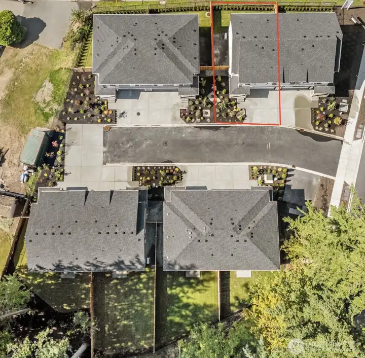 Lot lines are not to scale. This is not an official survey. This is a visual aid.