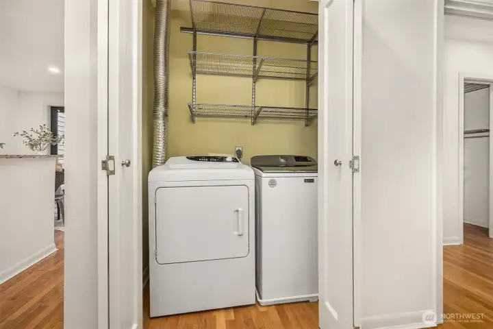 Easy access in-unit laundry
